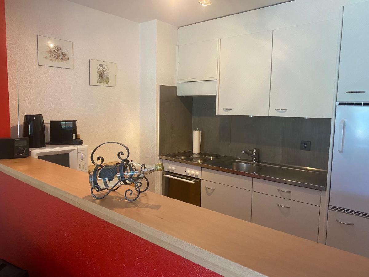 2,5 Pces Accueillant Comme A La Maison Leukerbad Exterior foto