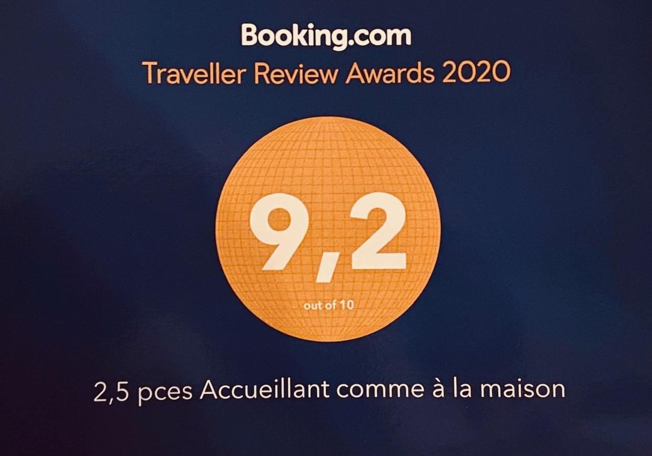 2,5 Pces Accueillant Comme A La Maison Leukerbad Exterior foto