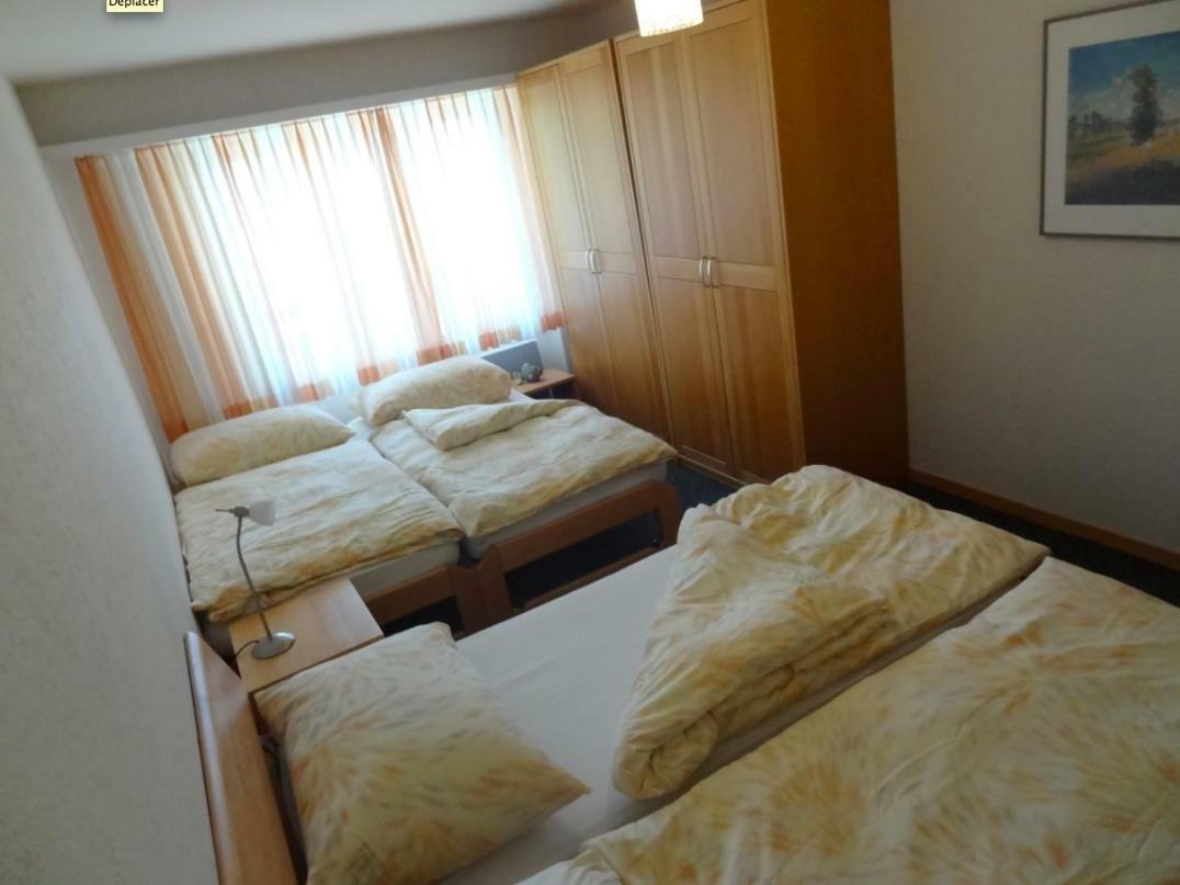 2,5 Pces Accueillant Comme A La Maison Leukerbad Exterior foto