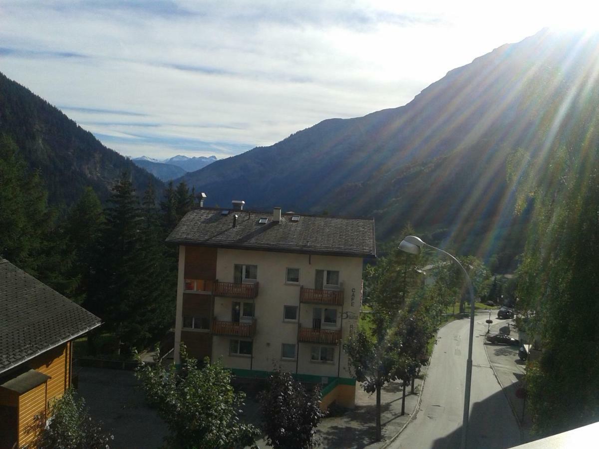 2,5 Pces Accueillant Comme A La Maison Leukerbad Exterior foto